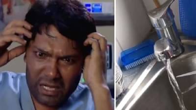 Video | नळाखालून कात्री फिरवली, थेट वाहत्या पाण्याला कापलं, चक्रावून सोडणारी जादू एकदा पाहाच !