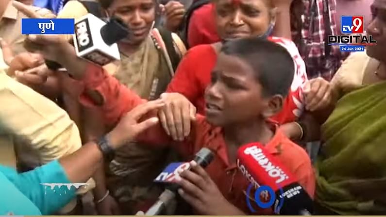 VIDEO : Ambil odha | आंबिल ओढ्यातील घरांवर बुल्डोझर फिरला, मुलाने वाचला अन्यायाचा पाढा