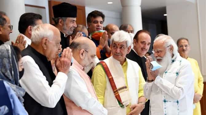 गुपकार नेत्यांकडून मोदींकडे जम्मू काश्मीरला पूर्ण राज्याचा दर्जा देण्यासह या 5 मागण्या
