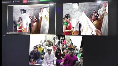 शुभमंगल ऑनलाईन ! मुलगा सातासमुद्रापार, वडिलांचा पुढाकार, डोंबिवलीतून अनोख्या पद्धतीत विवाह