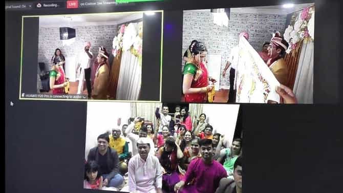 शुभमंगल ऑनलाईन ! मुलगा सातासमुद्रापार, वडिलांचा पुढाकार, डोंबिवलीतून अनोख्या पद्धतीत विवाह