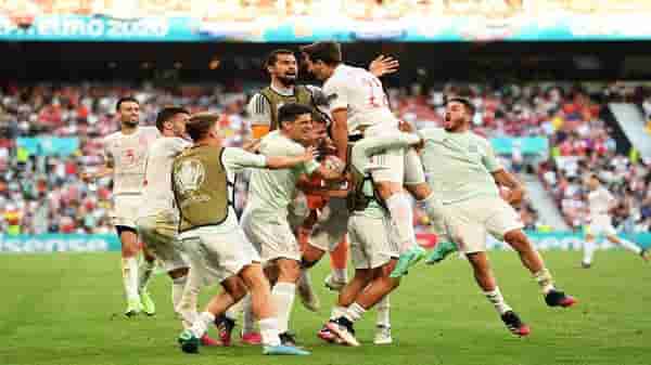 Euro 2020 : रोमहर्षक सामन्यात स्पेनचा विजय, क्रोएशियाला नमवत नवा रेकॉर्डही केला नावे