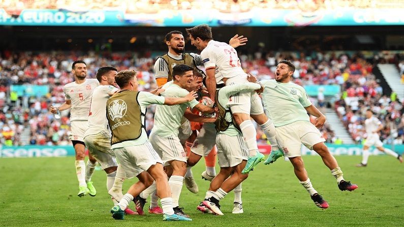 Euro 2020 : रोमहर्षक सामन्यात स्पेनचा विजय, क्रोएशियाला नमवत नवा रेकॉर्डही केला नावे