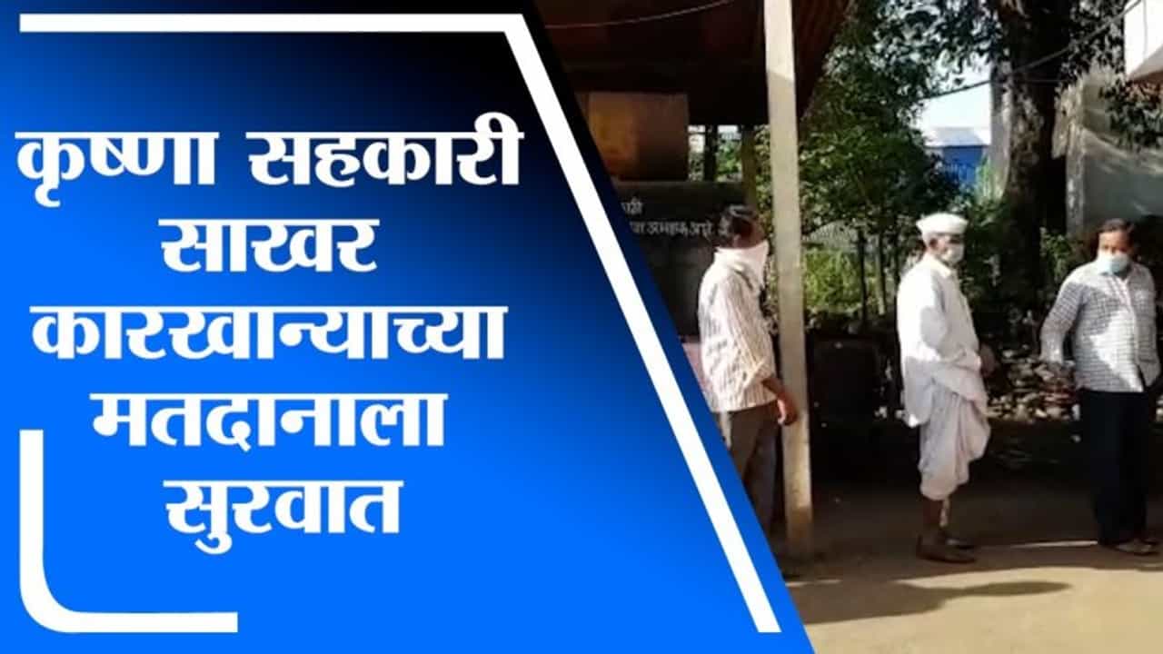 Karad | कराडच्या कृष्णा सहकारी साखर कारखाना निवडणुकीच्या मतदानास सुरवात