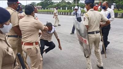 पनवेलमध्ये अखिल भारतीय समता परिषदेचे रास्तारोको आंदोलन, आंदोलक ताब्यात