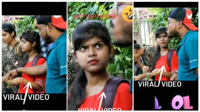Video | परवानगी न घेता पाणीपुरीवर ताव, तरुणाच्या कारनाम्यामुळे तरुणीचे बदलले हावभाव, पाहा व्हिडीओ