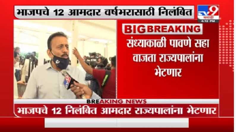 आशिष शेलारांच्या नेतृत्त्वात भाजपचे निलंबित आमदार राज्यपालांना भेटणार आशिष शेलारांच्या नेतृत्त्वात भाजपचे निलंबित आमदार राज्यपालांना भेटणार