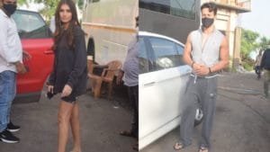 Onset Photos : ‘हिरोपंती 2’च्या सेटवर टायगर श्रॉफ आणि तारा सुतारिया स्पॉट, पॅकअपनंतर फोटो पाहा...