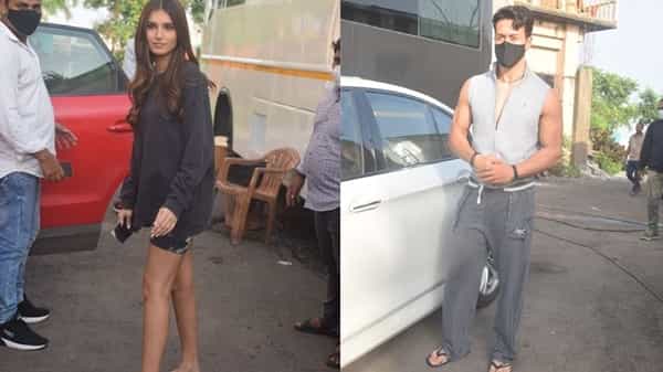 बॉलिवुड अभिनेता टायगर श्रॉफ आणि अभिनेत्री तारा सुतारिया सध्या आपल्या आगामी चित्रपट 'हिरोपंती 2'च्या शुटिंगमध्ये व्यस्त दिसत आहेत. मुंबईत सुरू असलेल्या या शुटिंग दरम्यानचे काही फोटो सध्या सोशल मीडियावर जोरदार शेअर होत आहेत.