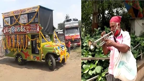 कोरोनामुळे 35 वर्षांपासून सुरू असलेला बँड बंद, पोटासाठी नवी मुंबईच्या रस्त्यावर ट्रंपेट वादन