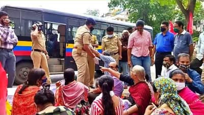 मुंबईत 1 हजाराहून अधिक कर्मचाऱ्यांच्या सक्तीच्या निवृत्ती विरोधात आंदोलन, मेधा पाटकरांसह अनेकांना अटक