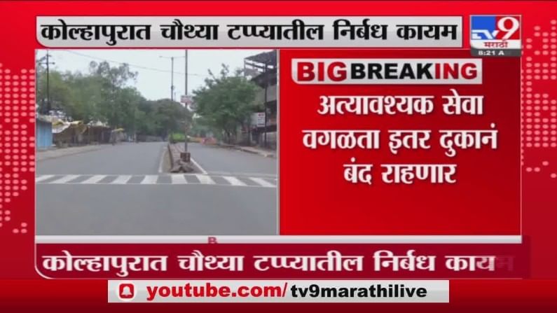 Kolhapur | कोल्हापुरात चौथ्या टप्प्यातील निर्बंध कायम