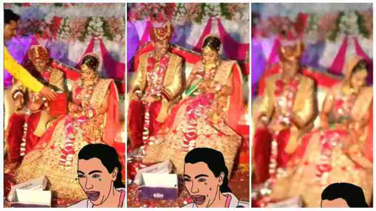 Video | भर मंडपात मित्राने दिलं भलतंच गिफ्ट, नजर टाकताच नवरी लाजली, व्हिडीओ एकदा पाहाच