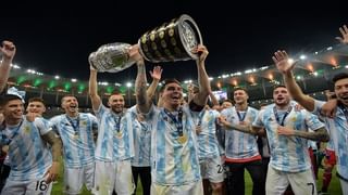 Copa America Final Winner : विजयानंतर अर्जेंटीना संघाचा जल्लोष, मेस्सीला अश्रू अनावर, पाहा फोटो