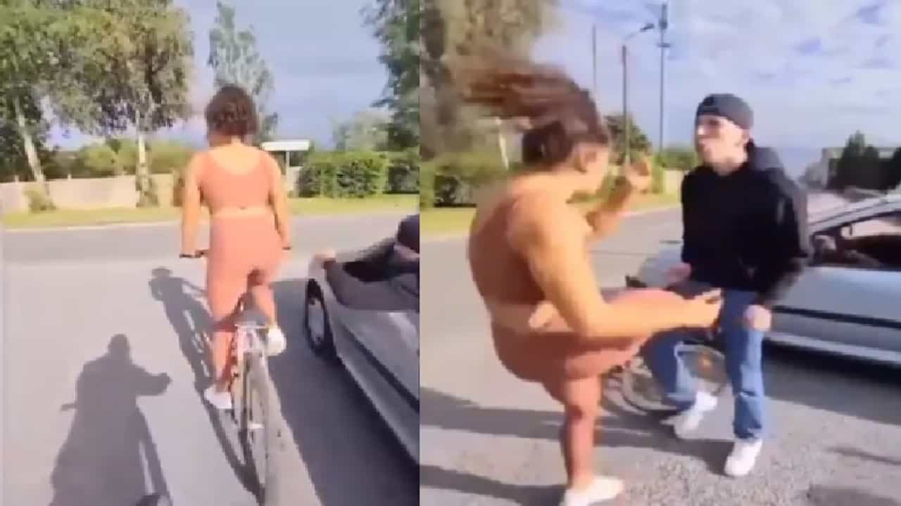 Video | नको तिथे स्पर्श करताच महिला खवळली, तरुणांची केली चांगलीच धुलाई, व्हिडीओ पाहाच !