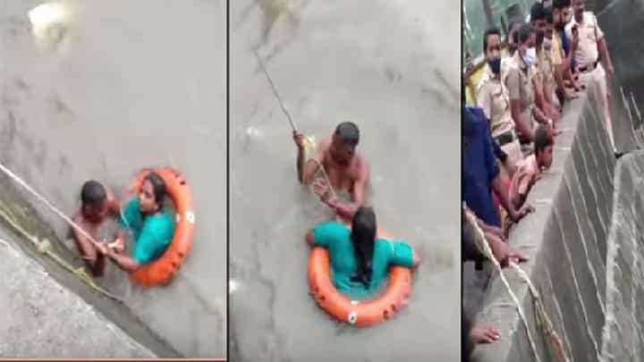 वाकून बघताना तोल गेला, महिला समुद्रात पडली, 50 वर्षीय फोटोग्राफरने जीवाच्या बाजीने वाचवलं वाकून बघताना तोल गेला, महिला समुद्रात पडली, 50 वर्षीय फोटोग्राफरने जीवाच्या बाजीने वाचवलं