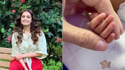 Dia Mirza | दिया मिर्झाच्या घरी चिमुकल्या पाहुण्याचे आगमन, सोशल मीडियावर शेअर केला आनंद!