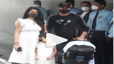 Video : हरभजनच्या Baby Boy चे घरी पदार्पण, व्हिडीओ शेअर करत आई गीता बसराने साजरा केला आनंद