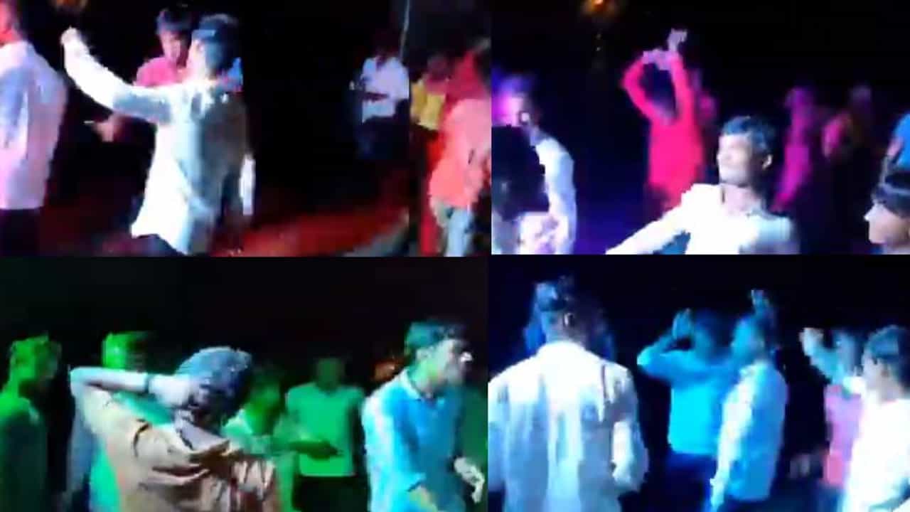 कोरोनाचे नियम पायदळी तुडवत वरात, डीजेच्या तालावर तरुणांचा ठेका, कोरोनाचा विसर..!