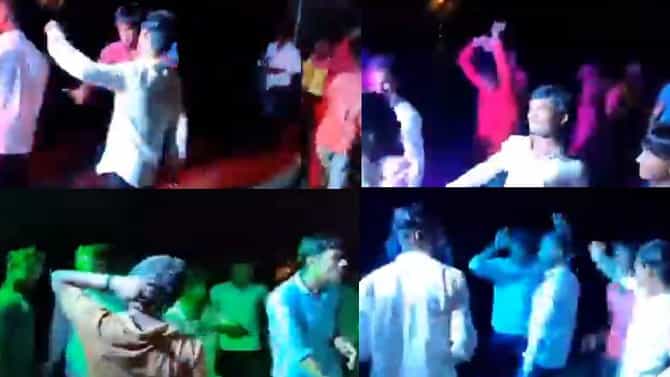 कोरोनाचे नियम पायदळी तुडवत वरात, डीजेच्या तालावर तरुणांचा ठेका, कोरोनाचा विसर..!
