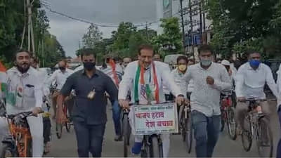 मोदी हटाव देश बचाव, कराडमधील सायकल रॅलीतून पृथ्वीराज चव्हाणांचा नारा