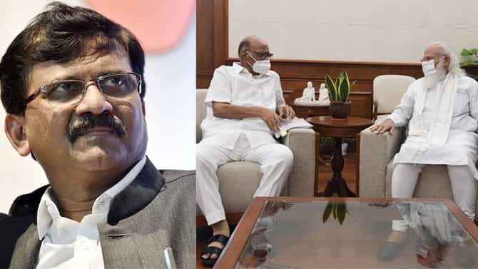 प्रत्येक भेटीत राजकारण का काढता?; पवार-मोदी भेटीवर संजय राऊतांचा सवाल