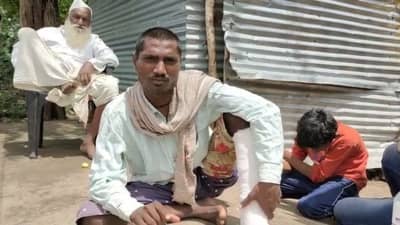 रोहित पवारांच्या प्रयत्नांमुळे अपघातग्रस्त सतीशला मिळाले नवे आयुष्य