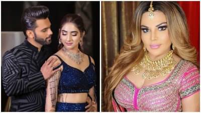 Rakhi Sawant Video : राहुल वैद्य आणि दिशाच्या लग्नाची धूम, राखी सावंत म्हणते पुढच्या वर्षी माझ्या लग्नाला यायचं हं