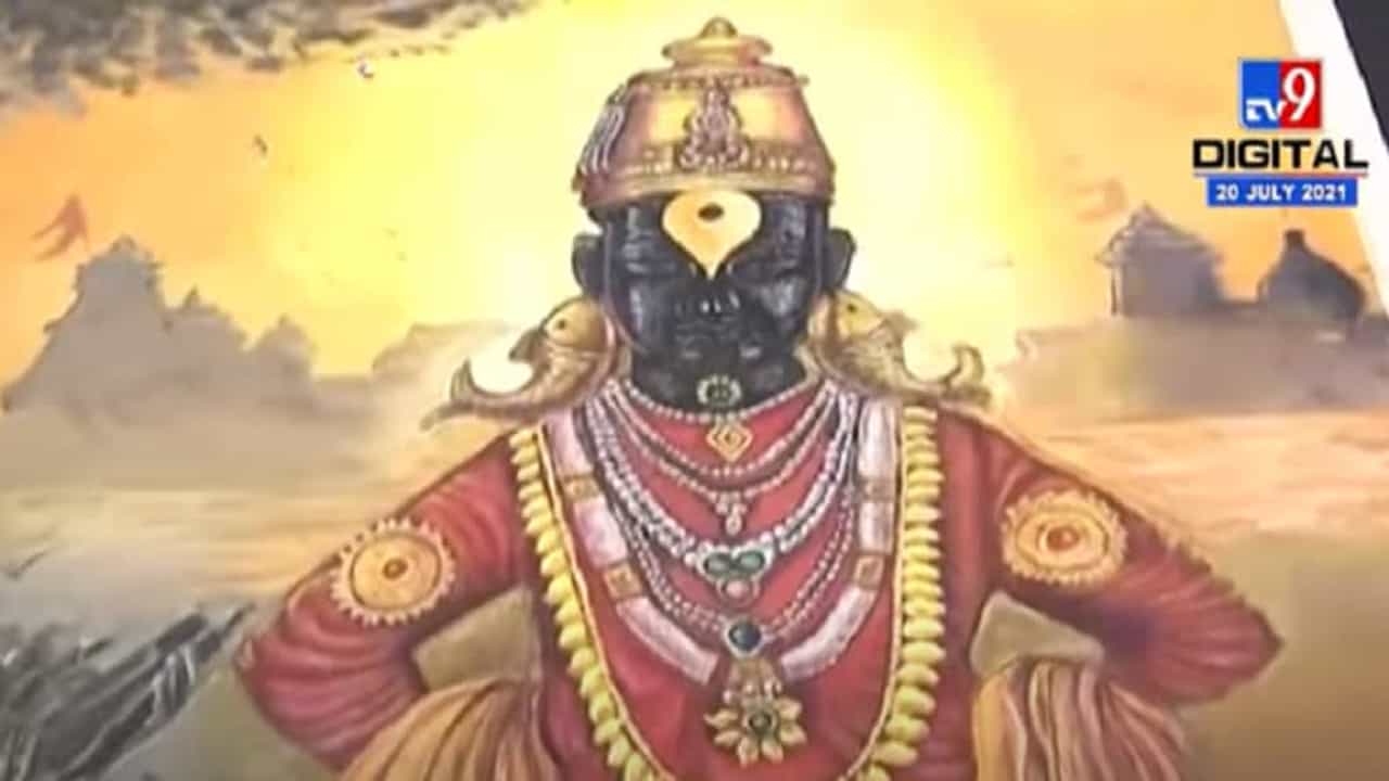 Ashadhi Ekadashi 2021 | औरंगाबादेत आसावरी लिंगाडे हिने रांगोळीतून साकारला विठुराया
