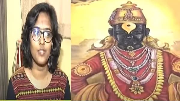 आषाढी एकादशीच्या निमित्ताने औरंगाबाद शहरातील आसावरी लिंगाडे नावाच्या मुलीने श्री विठ्ठलाची हुबेहूब मूर्ती रांगोळीच्या माध्यमातून साकारली आहे.