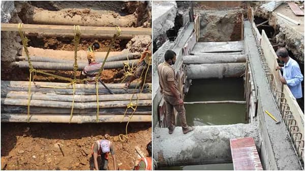 बीएमसीकडून 4 महिन्यात सँडहर्स्ट रोड रेल्वे स्थानकाजवळ पर्जन्य जलवाहिनी, अतिवृष्टीनंतरही पाणी साचले नाही