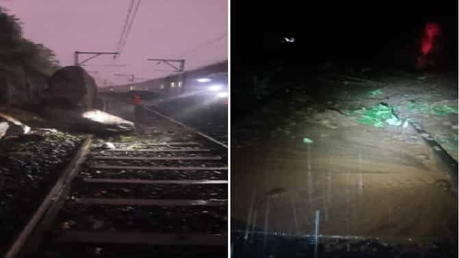 Kasara Landslide | कसारा घाटात दरड कोसळली, कोणकोणत्या ट्रेन्स रद्द? लोकल वाहतुकीवर काय परिणाम?