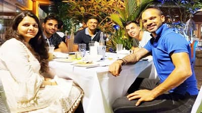 श्रीलंकेला नमविल्यानंतर द्रविड गुरुजींसोबत खेळाडू डिनरला, कर्णधार धवनकडून खास फोटो शेअर