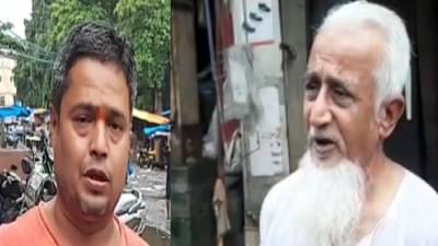 भिवंडीत मुसळधार पाऊस, पावसाचं पाणी दुकानात शिरलं, व्यापाऱ्यांचं मोठं नुकसान, रस्त्यावर फक्त चिखल