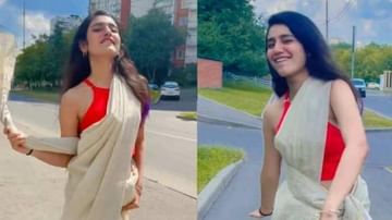 Video | विंकिंग गर्ल प्रिया वारियरच्या नव्या व्हिडीओची चर्चा, साडीमधील डान्स पाहून नेटकरी घायाळ