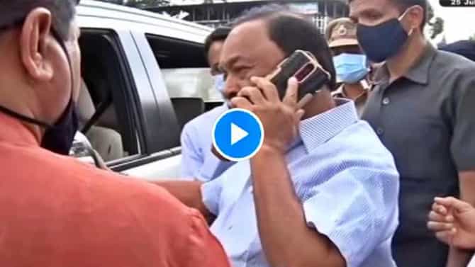 Video: सीएम बीएम गेला उडत, आम्हाला नावं नका सांगू कुणाची? राणे जिल्हाधिकाऱ्यावर संतापले