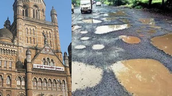 BMC ने 5 महिन्यात 31,398 खड्डे बुजवले, समस्या सोडवण्यासाठी 6 मीटर रुंदीच्या रस्त्यांचेही सिमेंट काँक्रिटीकरण होणार