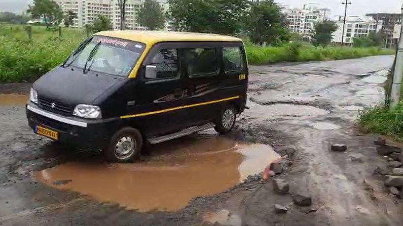 Badlapur Murbad Road potholes