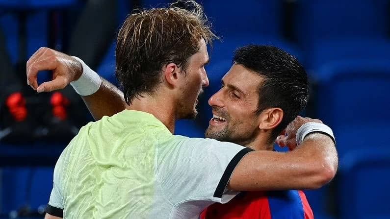 Novak Djokovic : वर्ल्ड चॅम्पियन नोव्हाकचं पदक जिंकण्याचं स्वप्न तुटलं, ज्वेरेवकडून सेमीफायनलमध्ये पराभूत