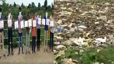 चिमूर नगरपरिषदेचा प्रताप, उमा नदीपात्रात कचरा डम्पिंग, नदी प्रदूषित, स्थानिक दुर्गंधीने त्रस्त