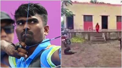 ऑलिंपिकमध्ये भारताचं प्रतिनिधित्व, मात्र साताऱ्यात तिरंदाजाला जेसीबीने घर पाडण्याची धमकी