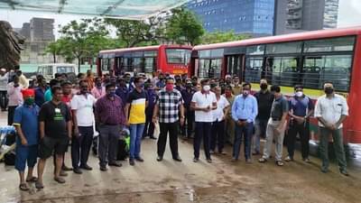 पूरग्रस्तांसाठी नवी मुंबई महापालिकेचा सिंहाचा वाटा, 206 स्वयंसेवकांचं पथक चिपळूणकडे रवाना