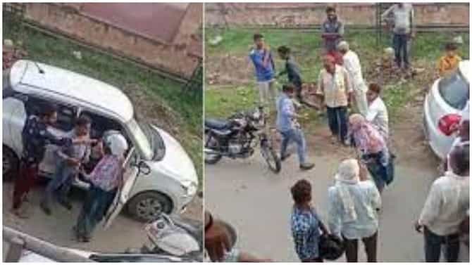 Video | लखनऊ नंतर पानिपत गर्लचा कारनामा, कारचालकाला भररस्त्यात मारहाण, व्हिडीओ व्हायरल