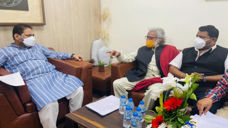 आंबेडकर भवन पुनर्निर्माण करा; जोगेंद्र कवाडेंची नितीन राऊतांकडे मागणी