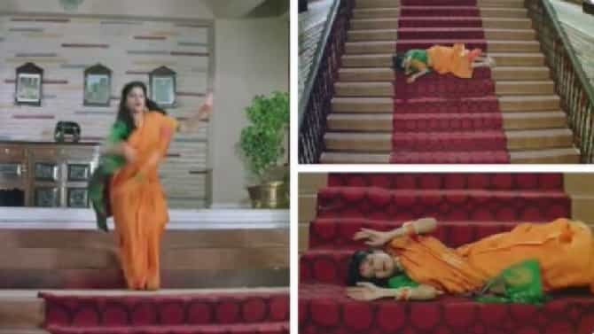 Renuka Shahane Falling Scene | हम आपके हैं कौनच्या दिग्दर्शकाच्या या चातुर्यामुळे जिन्यावरुन गडगडताना रेणुका शहाणेंना अजिबात दुखापत झाली नाही