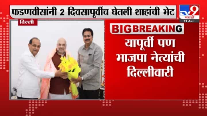 Breaking | 'दोन पाटील' अमित शहांच्या भेटीला, काय चर्चा झाली? Breaking | 'दोन पाटील' अमित शहांच्या भेटीला, काय चर्चा झाली?