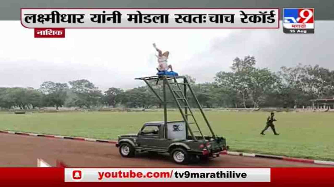 Nashik | लेफ्टनंट कर्नल लक्ष्मीधार भुयान यांचा विश्वविक्रम