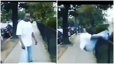 Video | नक्कल करण्याच्या नादात मोठा घोळ, भाऊ थेट जमिनीवर आदळला, स्टंटचा मजेदार व्हिडीओ व्हायरल