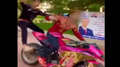 Video | चर्चेत येण्यासाठी स्पोर्ट बाईकवरुन स्टंटबाजी, मुंबई पोलिसांनी दाखवला इंगा, व्हिडिओ व्हायरल