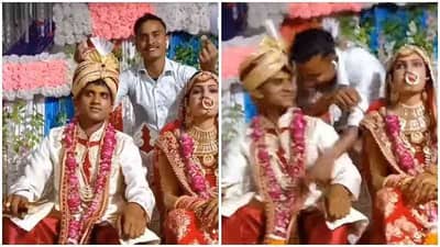 मित्राच्या लग्नात भन्नाट गिफ्ट, नेटकरी म्हणतात नवरदेवाला आयुष्यभर कमाईची गरज नाही, नेमकं काय घडलं? पाहा व्हिडीओ